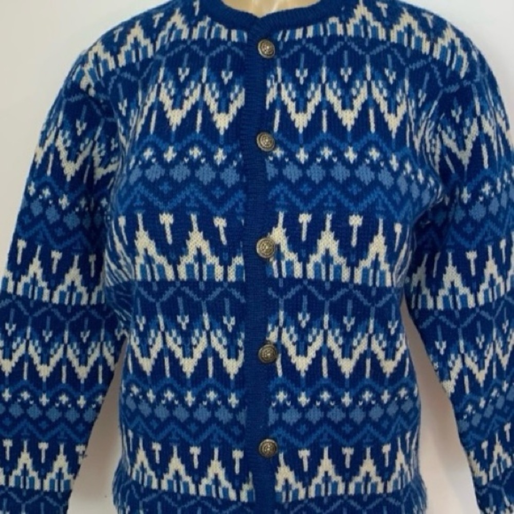 Vintage Wollpo Knitted Women's Sweater